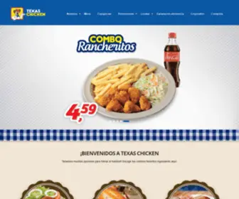 Texaschicken.com.ec(BIENVENIDOS A TEXAS CHICKEN) Screenshot