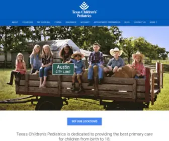 Texaschildrenspediatricsaustin.org(Texas Children's Pediatrics) Screenshot
