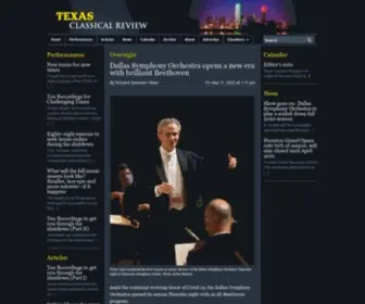 Texasclassicalreview.com(Texas Classical Review) Screenshot