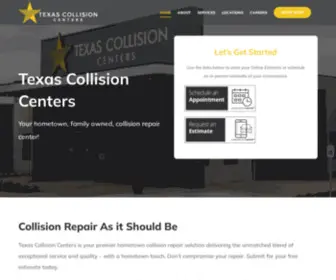 Texascollisioncenters.com(Texas Collision Centers) Screenshot