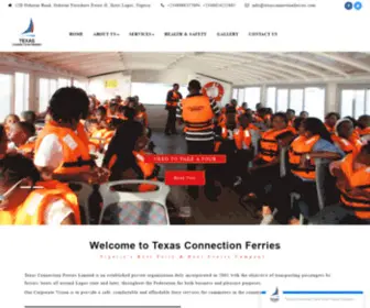 Texasconnectionferries.com(Texas Connection Ferries) Screenshot