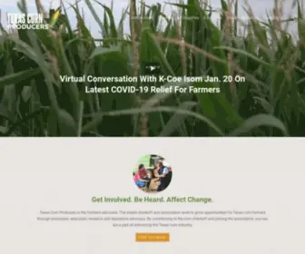 Texascorn.org(Texas Corn Producers) Screenshot