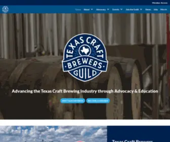 Texascraftbrewersguild.org(Texas Craft Brewers Guild) Screenshot