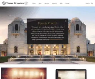 Texascreative.com(Website Design Graphic Design Media Advertising Marketing) Screenshot