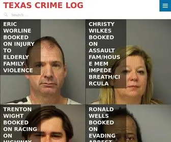 Texascrimelog.com(Texas Crime & Court News) Screenshot