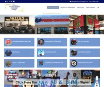 Texascustomsigns.com(Custom Signs) Screenshot