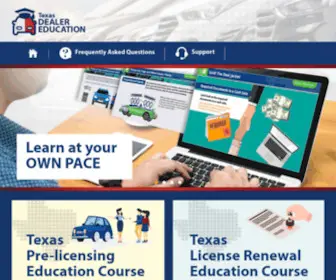 Texasdealereducation.com Screenshot