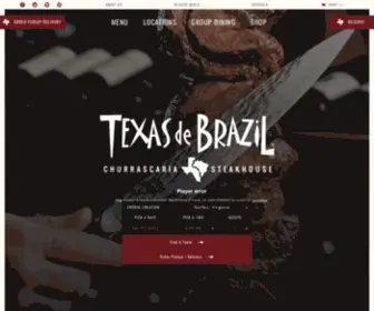 Texasdebrazil.com(Brazilian Steakhouse) Screenshot
