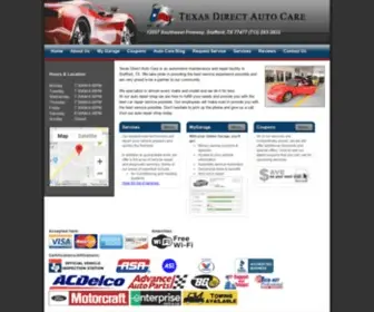 Texasdirectautocare.com(Auto Repair Shop) Screenshot