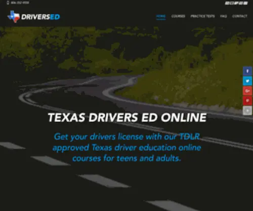 Texasdriversed.co(Texasdriversed) Screenshot