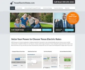 Texaselectricrates.com(Texas Electric Rates) Screenshot