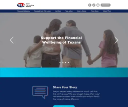 Texasfairlending.org(TFLA) Screenshot