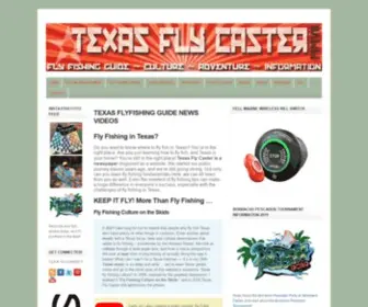 Texasflycaster.com(Flyfishing in Texas) Screenshot