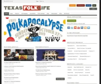 Texasfolklife.org(Texas Folklife) Screenshot