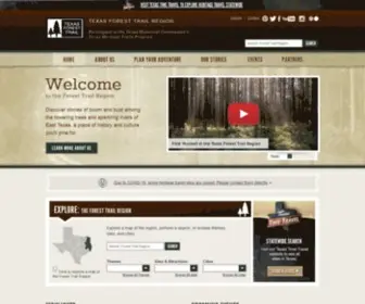 Texasforesttrail.com(Forest Trail Region) Screenshot