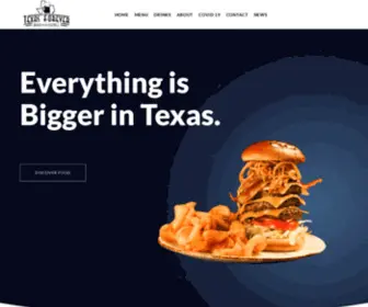 Texasforeverbarandgrill.com(American Restaurant At Channel view Houston) Screenshot