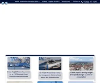 Texasglobalservices.com(Freight Forwarder) Screenshot