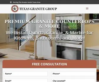 Texasgranitegroup.com(Countertop Store in Austin Texas) Screenshot