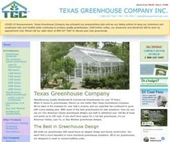 Texasgreenhouse.com(Texas Greenhouse Company) Screenshot