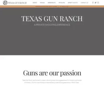 Texasgunranch.com(Texas Gun Ranch) Screenshot