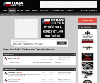 Texasguntalk.com(Texas Gun Talk) Screenshot