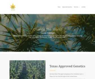 TexashempVentures.com(Texas Hemp Ventures) Screenshot