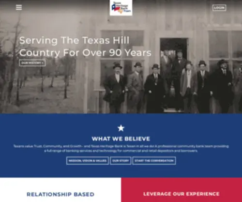 Texasheritage.bank(Your Texas Community Bank) Screenshot