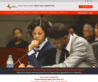 Texashighschoolmocktrial.com(Texas High School Mock Trial Competition) Screenshot