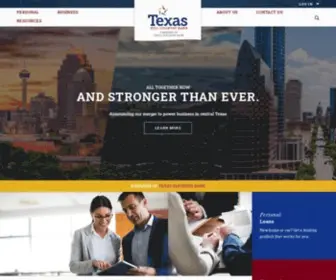 Texashillcountrybank.com(Bandera, Kerrville & Fredericksburg Community Bank) Screenshot