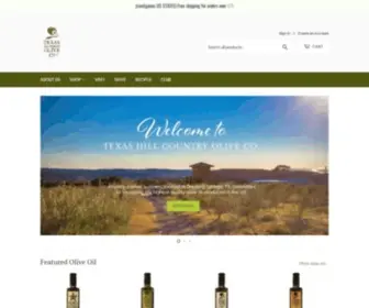 Texashillcountryoliveco.com(Texas Hill Country Olive Company) Screenshot