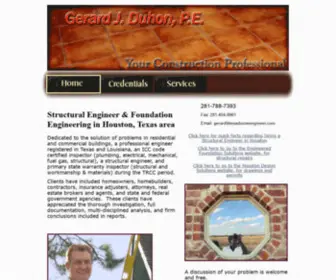 Texashomeengineer.com(Houston Structural Engineer) Screenshot