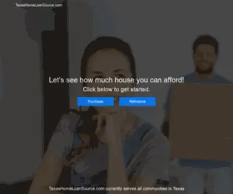 Texashomeloansource.com(Texashomeloansource) Screenshot