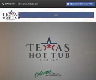Texashottubco.com(Texas Hot Tub Company) Screenshot