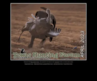 Texashuntingforum.com(Texas Hunting Forum) Screenshot