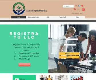 Texasincorporationsllc.com(Texas Incorporations LLC) Screenshot