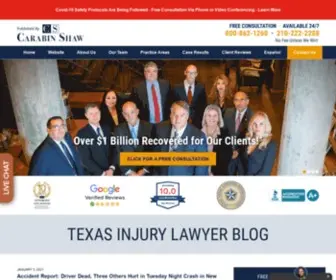 Texasinjurylawyersblog.com(Texas Injury Lawyers Blog) Screenshot