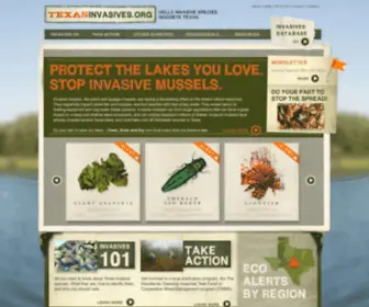 Texasinvasives.org(Texas Invasives) Screenshot