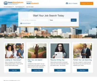 Texasjobmarket.com(Search Jobs) Screenshot