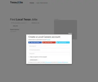 Texasjobs.com(Find Local Texas Jobs) Screenshot