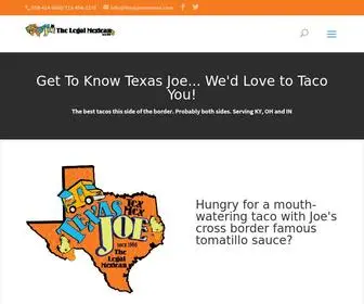 Texasjoetexmex.com(Texas Joe) Screenshot