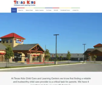 Texaskidschildcare.com(Texas Kids Academy) Screenshot