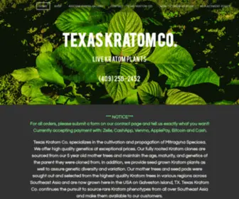 Texaskratomco.com(Texas Kratom Co) Screenshot