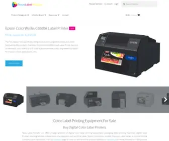 Texaslabelprinters.com(Color Label Printing Equipment for Sale) Screenshot