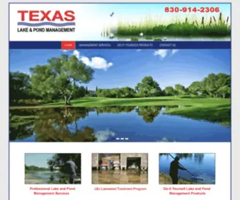 Texaslakeandpondmanagement.com(Lake & Pond Management) Screenshot