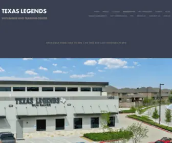 Texaslegendsguns.com(Texas Legends Gun Range and Training Center) Screenshot