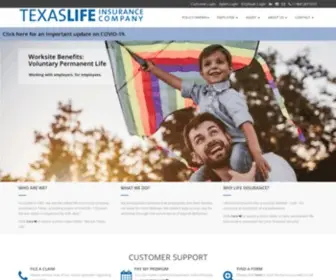 Texaslife.com(Texas Life Insurance Company) Screenshot