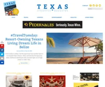 Texaslifestylemag.com(Texas Lifestyle Magazine) Screenshot