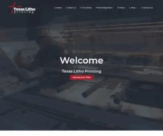 Texaslitho.com(Commercial Printing) Screenshot