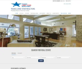 Texaslonestarrealtors.com(Texas Lone Star Realtors) Screenshot