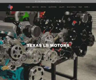 Texaslsmotors.com(Texas LS Motors) Screenshot